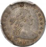 1807 Draped Bust Dime. JR-1, the only known dies. Rarity-1. VF Details--Scratch (PCGS).