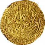 GREAT BRITAIN. Noble, ND (1356-61). London Mint; im: Cross 3. Edward III. NGC MS-62.