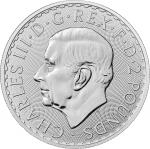 2023 Royal Succession Silver 1 Ounce Britannia, the VERY FIRST Coin Struck Under King Charles III. A
