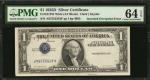 Fr. 1613W. 1935D $1 Wide Silver Certificate. PMG Choice Uncirculated 64 EPQ. Inverted Overprint Erro