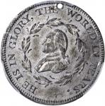 1799 (1800) Funeral Urn Medal. White Metal. 29 mm. Baker-166C, Musante GW-70, Fuld Dies 1-B. Rarity-