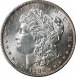 1886-S Morgan Silver Dollar. MS-63 (PCGS).
