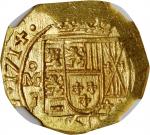 MEXICO. Cob 2 Escudos, 1714-Mo J. Mexico City Mint, Assayer Jose E. de Leon (J). Philip V. NGC MS-65