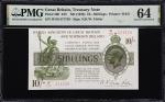 1928年英国财政部10先令。GREAT BRITAIN. Lords Commissioners of His Majestys Treasury. 10 Shillings, ND (1928).