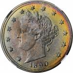 1890 Liberty Head Nickel. Proof-66 (NGC). CAC.