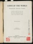 1945年《二十世纪世界钱币图录》，第二版，布面硬皮版，入门参考书目