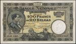 BELGIUM. Banque Nationale. 100 Francs, 1929. P-102. Uncirculated.