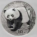 2002年熊猫纪念银币1盎司 NGC MS 69