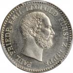 GERMANY. Lippe-Detmold. 2-1/2 Groschen, 1860-A. Berlin Mint. Paul Friedrich Emil Leopold. PCGS MS-65