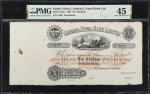 SOUTH AFRICA. London & Natal Bank Limited. 10 Shillings, 1864. P-S451r. Remainder. PMG Choice Extrem