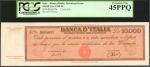 ITALY. Banca dItalia. 10,000 Lire, 1949-50. P-87b. PCGS Currency Extremely Fine 45 PPQ.