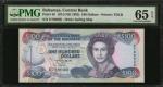 BAHAMAS. Central Bank. 100 Dollars, 1974 ( ND 1992). P-56. PMG Gem Uncirculated 65 EPQ.
