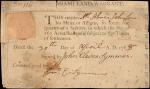 Ohio. Miami Land Warrant. April 30, 1788. 160 Acres of Land. Fine.