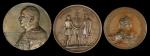 RUSSIA. Trio of Bronze Medals (3 Pieces), "1761"-1897. Grade Range: EXTREMELY FINE to UNCIRCULATED D