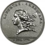 1781 (1980s) Libertas Americana Medal. Modern Paris Mint Dies. Silver. MS-62 (PCGS).