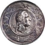 1861 Brown’s Equestrian Statue medal by George H. Lovett. Musante GW-312, Baker-317. Silver. MS-62 (