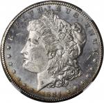 1884-CC Morgan Silver Dollar. MS-63 (NGC).