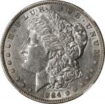 1884-S Morgan Silver Dollar. AU-53 (NGC).