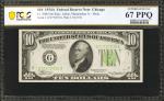 Fr. 2006-Gm. 1934A $10  Federal Reserve Mule Note. Chicago. PCGS Banknote Superb Gem Uncirculated 67