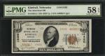 Kimball, Nebraska. $10 1929 Ty. 2. Fr. 1801-2. The American NB. Charter #13420. PMG Choice About Unc