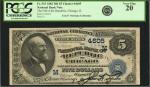 Chicago, Illinois. $5 1882 Date Back. Fr. 533. The NB of the Republic. Charter #4605. PCGS Currency 