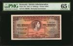 BERMUDA. Bermuda Government. 5 Shillings, 1952. P-18a. PMG Gem Uncirculated 65 EPQ.