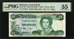 BAHAMAS. Central Bank of the Bahamas. 1 Dollar, 1974 (ND 1984). P-43a. PMG About Uncirculated 55.