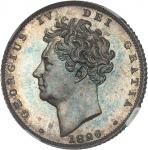 GRANDE-BRETAGNEGeorges IV (1820-1830). 6 pence, Flan bruni (PROOF) 1826, Londres.