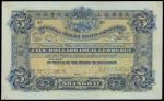 Hong Kong and Shanghai Banking Corporation, China, specimen $5, Shanghai, ND (ca 1904), blue and pal