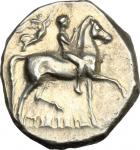 Greek Coins, Southern Apulia, Tarentum. AR Nomos, C. 272-240 BC. HN Italy 1042, Vlasto 910, SNG ANS 