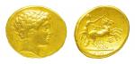 14287   古希腊马其顿太阳神阿波罗头像金币一枚