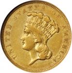 1854-O Three-Dollar Gold Piece. VF-35 (NGC).