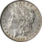 Lot of (5) 1902 Morgan Silver Dollars. MS-62 (PCGS).