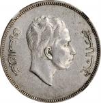 IRAQ. 50 Fils, AH 1372//1953. London Mint. NGC AU-53.