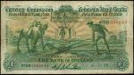Currency Commission, Bank of Ireland, ｣1, Dublin, 3 July 1939, serial number 07BB 000649, green, plo