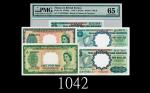 1953年英属马来亚及婆罗洲货币委员会1元、5元，及59 年1元三枚，共五枚。其一高评品，馀八 - 九成新1953 & 59 Board of Commissioners of Currency Ma