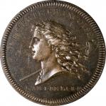 France. 1792 Lyon Convention Medal. By Galle. Maz-318. Metal de Cloche. Specimen-64 (PCGS).