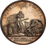 1781 Battle of Doggersbank Medal. Betts-589. Silver, 45.0 mm. MS-62 (PCGS).