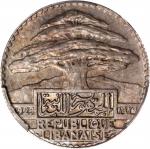 LEBANON. 10 Piastres, 1929. Paris Mint. PCGS MS-64.