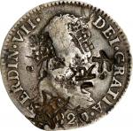 EAST ASIA. China - Spain. 2 Reales, 1820-S CJ. Seville Mint. Ferdinand VII. PCGS Genuine--Chopmark, 