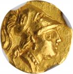 MACEDON. Kingdom of Macedon. Alexander III (the Great), 336-323 B.C. AV 1/4 Stater (2.12 gms), Uncer