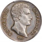 FRANCE. Franc, Year 13-A (1804/5). Paris Mint. Napoleon I. PCGS AU-55.