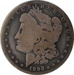 1893-S Morgan Silver Dollar. Good-4 (PCGS).