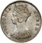 1876-H年香港壹毫银币。喜敦造币厂。HONG KONG. 10 Cents, 1876-H. Birmingham (Heaton) Mint. Victoria. PCGS MS-62.
