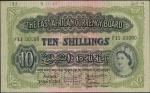 East African Currency Board, a printers archival specimen 10 shillings, Nairobi, 1 April 1954, seria