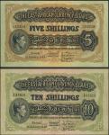 East African Currency Board, 5 shillings, Nairobi, 1 January 1949, prefix C/63, orange brown, also 1