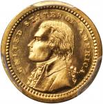 1903 Louisiana Purchase Exposition Gold Dollar. Jefferson Portrait. MS-67+ (PCGS). CAC. Gold Shield 