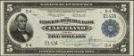 Friedberg 785. 1918 $5  Federal Reserve Bank Note. Cleveland. PMG Gem Uncirculated 66 EPQ. Courtesy 