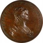 MEXICO. Maria Luisa/Royal Order of Noble Ladies Bronze Medal, 1793. CHOICE ALMOST UNCIRCULATED.