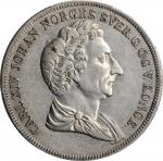 NORWAY. Speciedaler, 1844. Kongsberg Mint. Carl XIV Johan. PCGS AU-50 Gold Shield.